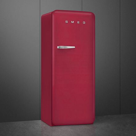 SMEG FAB28RDRB5 Отдельностоящий однодверный холодильник, стиль 50-х годов, 60 см, рубиново-красный