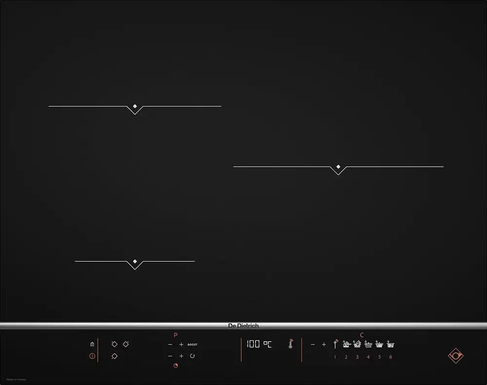 ИНДУКЦИОННАЯ ВАРОЧНАЯ ПАНЕЛЬ 65 СМ DPI7570XT De Dietrich