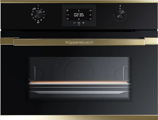 Компактный духовой шкаф с пиролизом Kuppersbusch CBP 6332.0 S4 Gold