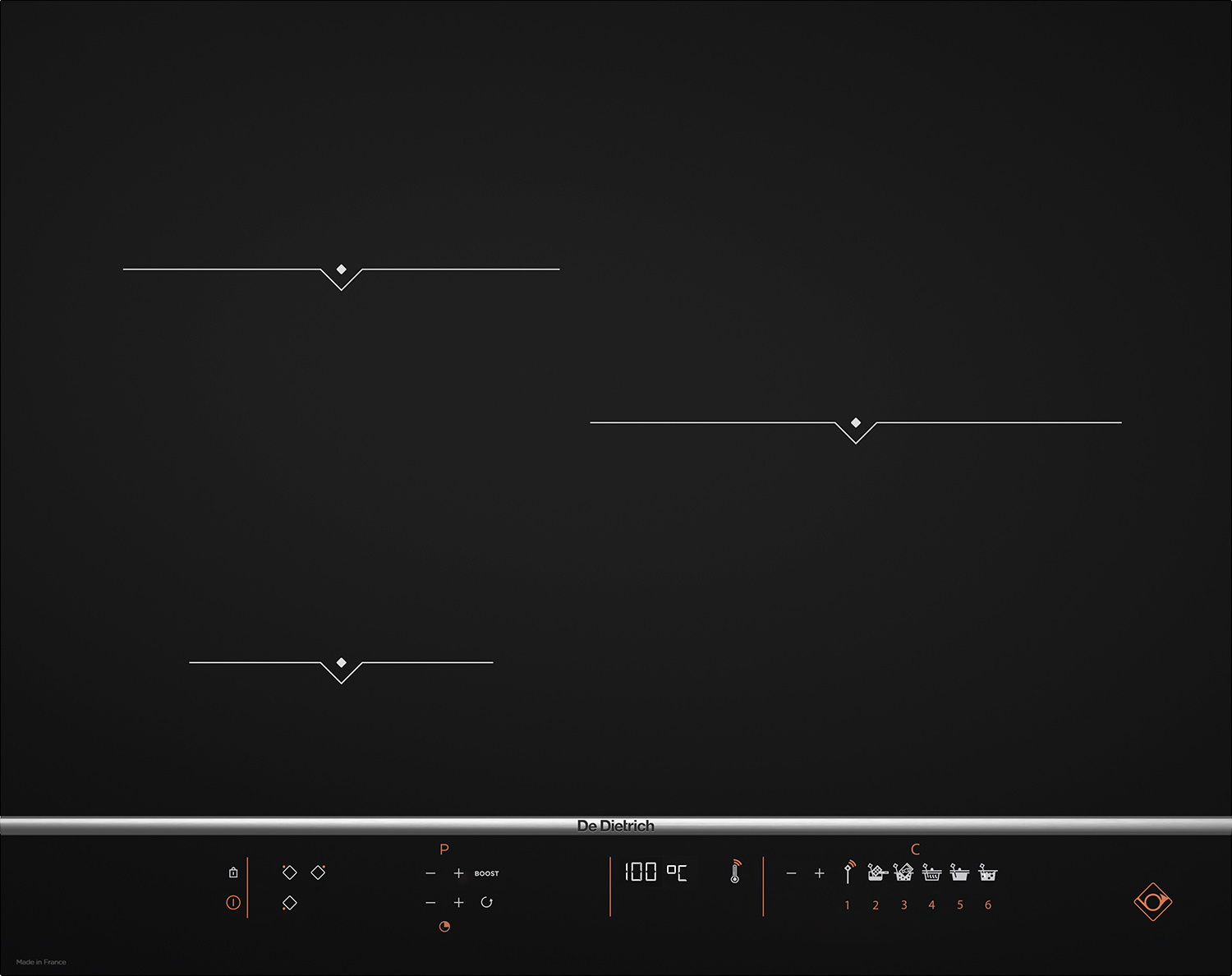 ИНДУКЦИОННАЯ ВАРОЧНАЯ ПАНЕЛЬ 65 СМ DPI7570XT De Dietrich